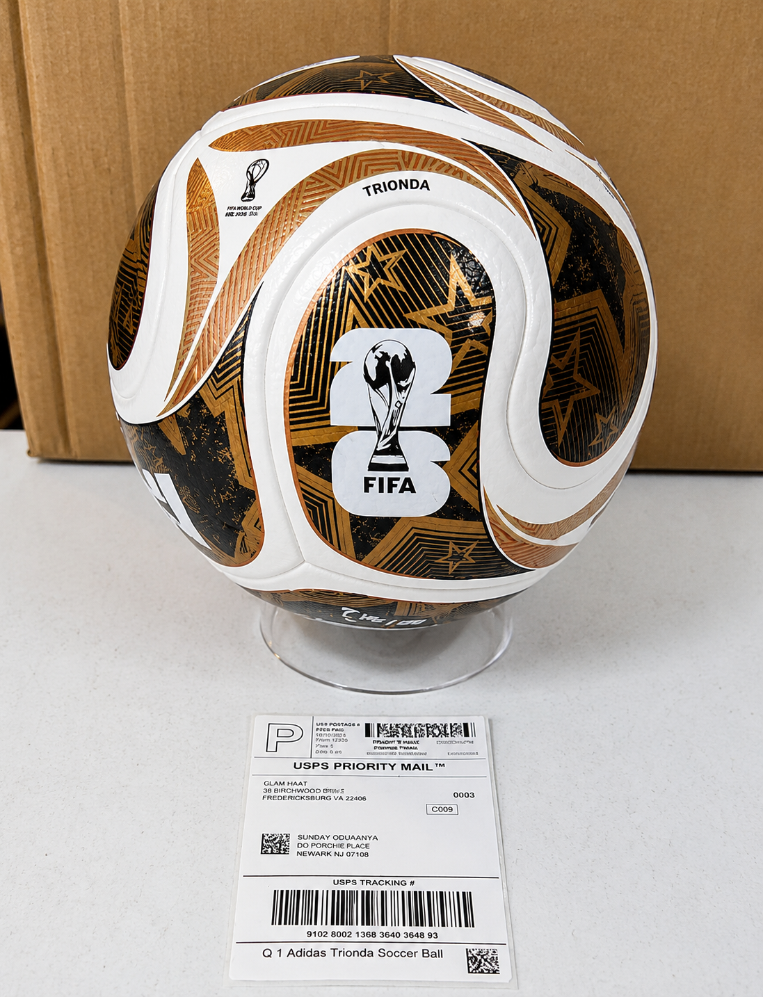 Adidas Trionda FIFA Soccer Ball Size 5 Premium Match Football