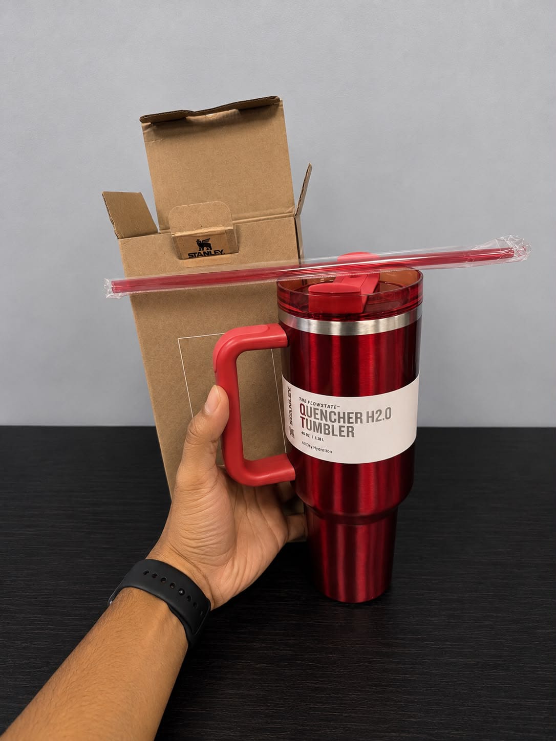 Stanley & Starbucks Limited Red Quencher 40oz Tumbler Flowstate H2.0