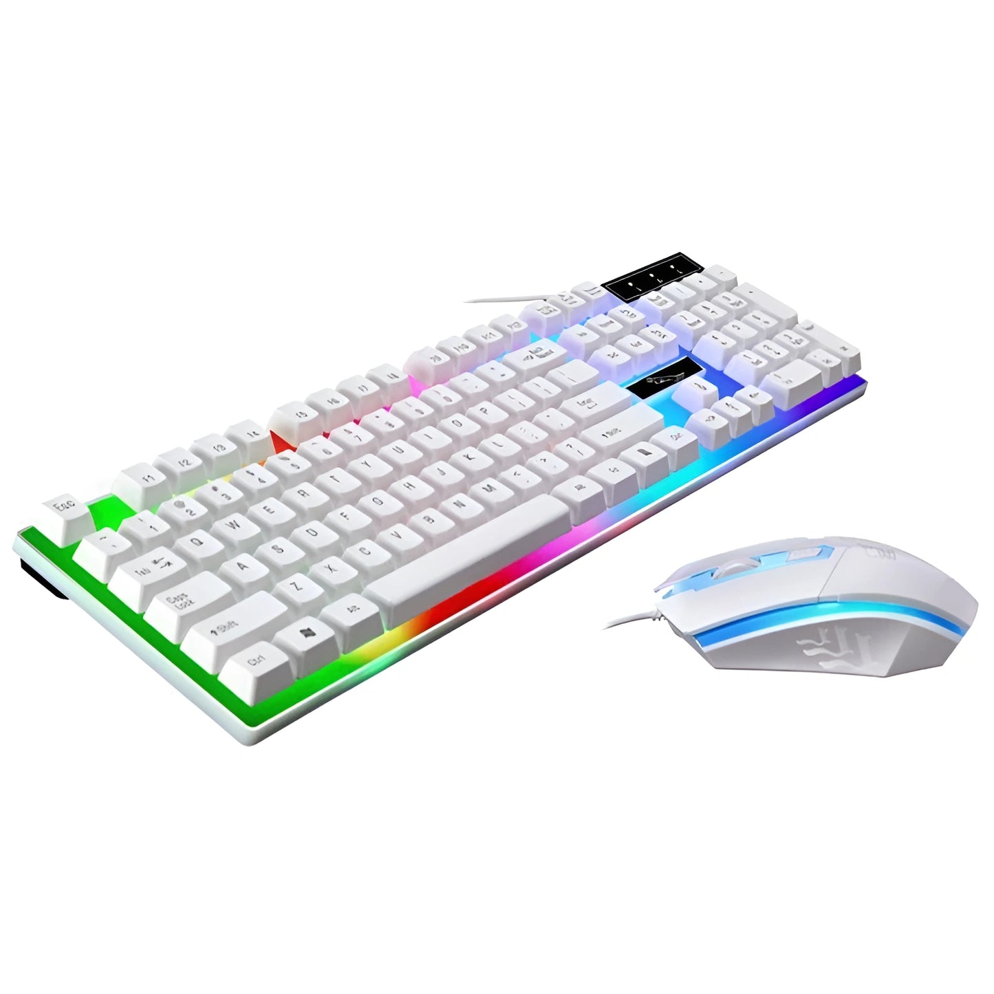 Gaming Keyboard and Mouse Set – USB Wired RGB LED Combo for PC, Laptop & Consoles
