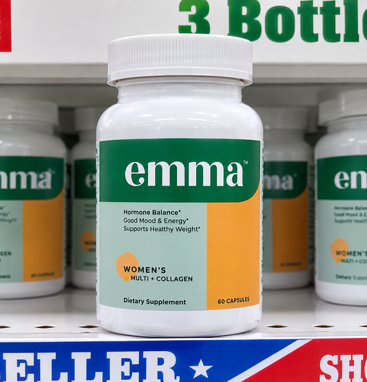 Emma Gut Health Supplement 60 Capsules – Digestive Wellness & Gas Relief Support