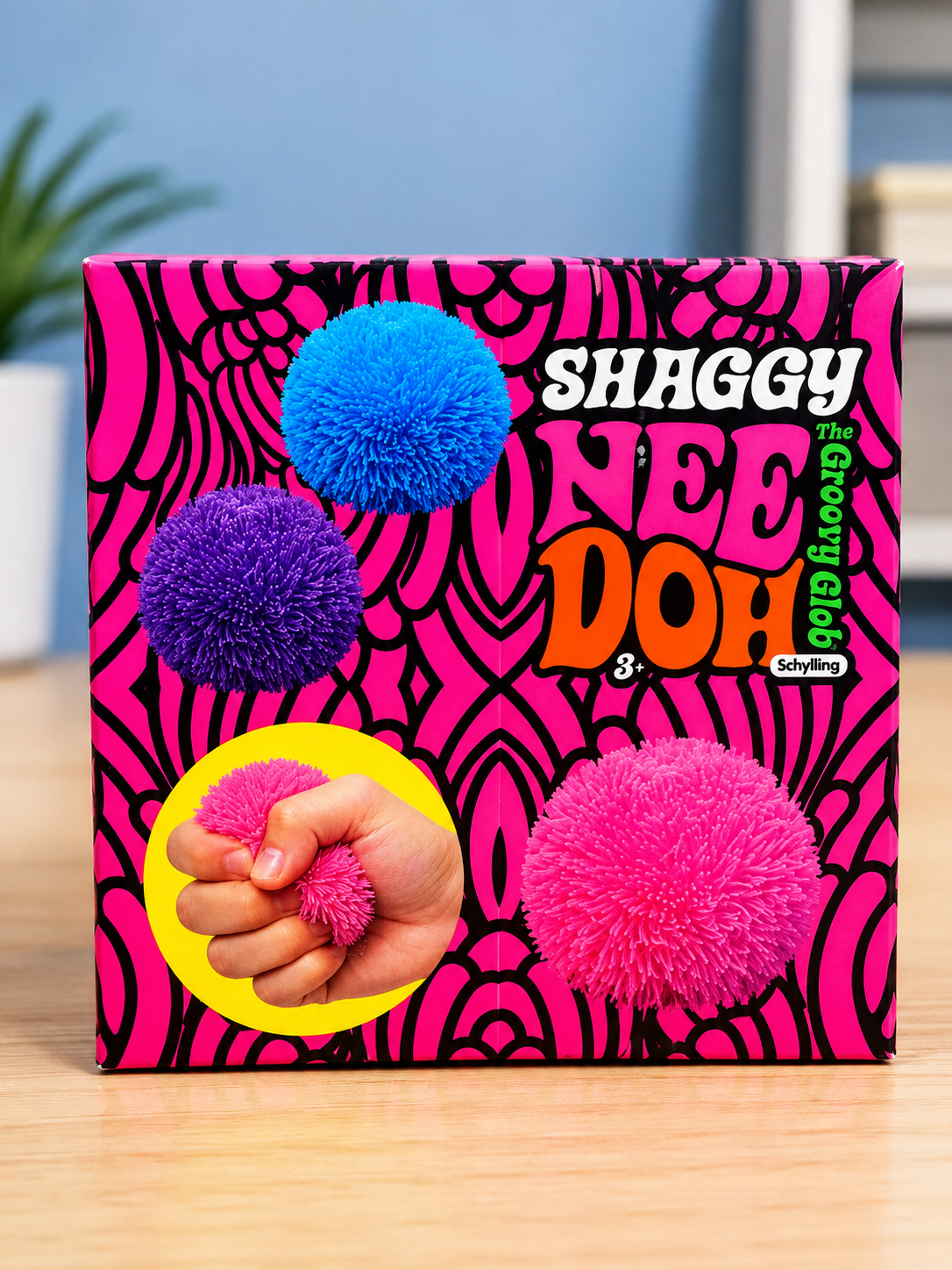 Shaggy NeeDoh The Groovy Glob Sensory Stress Ball | Soft Squishy Fidget Toy