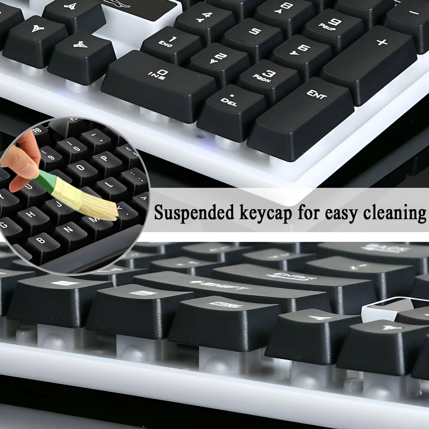 Gaming Keyboard and Mouse Set – USB Wired RGB LED Combo for PC, Laptop & Consoles