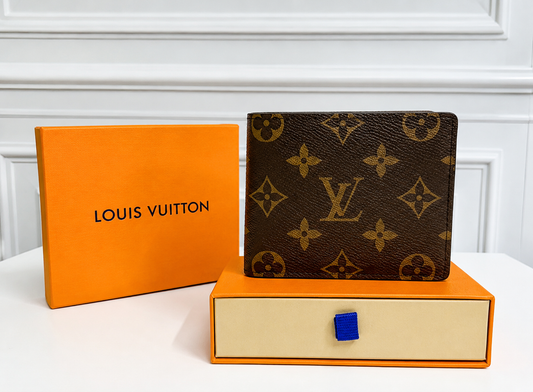 Louis Vuitton Monogram Canvas Bifold Wallet for Men