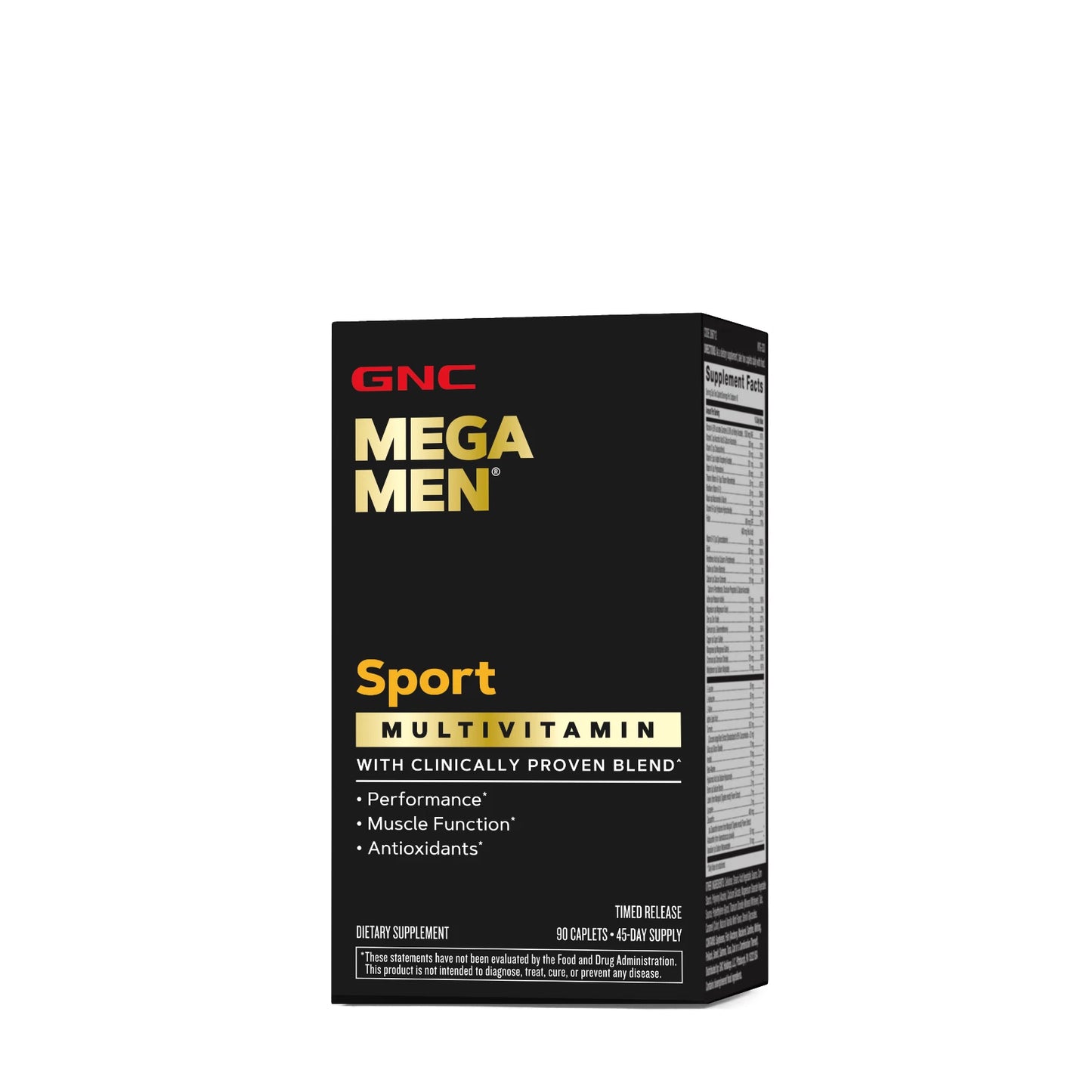 GNC Mega Men Sport Timed-Release Multivitamin, 90 Tablets
