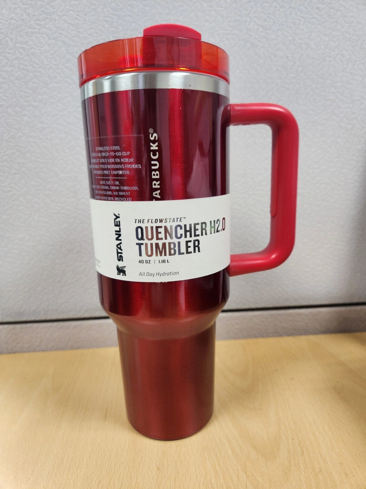 Stanley & Starbucks Limited Red Quencher 40oz Tumbler Flowstate H2.0