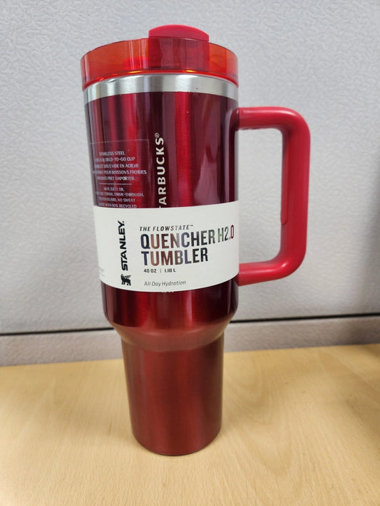 Stanley & Starbucks Limited Red Quencher 40oz Tumbler Flowstate H2.0