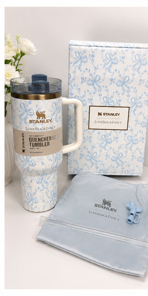 40oz Insulated Travel Tumbler with Handle & Reusable Straw